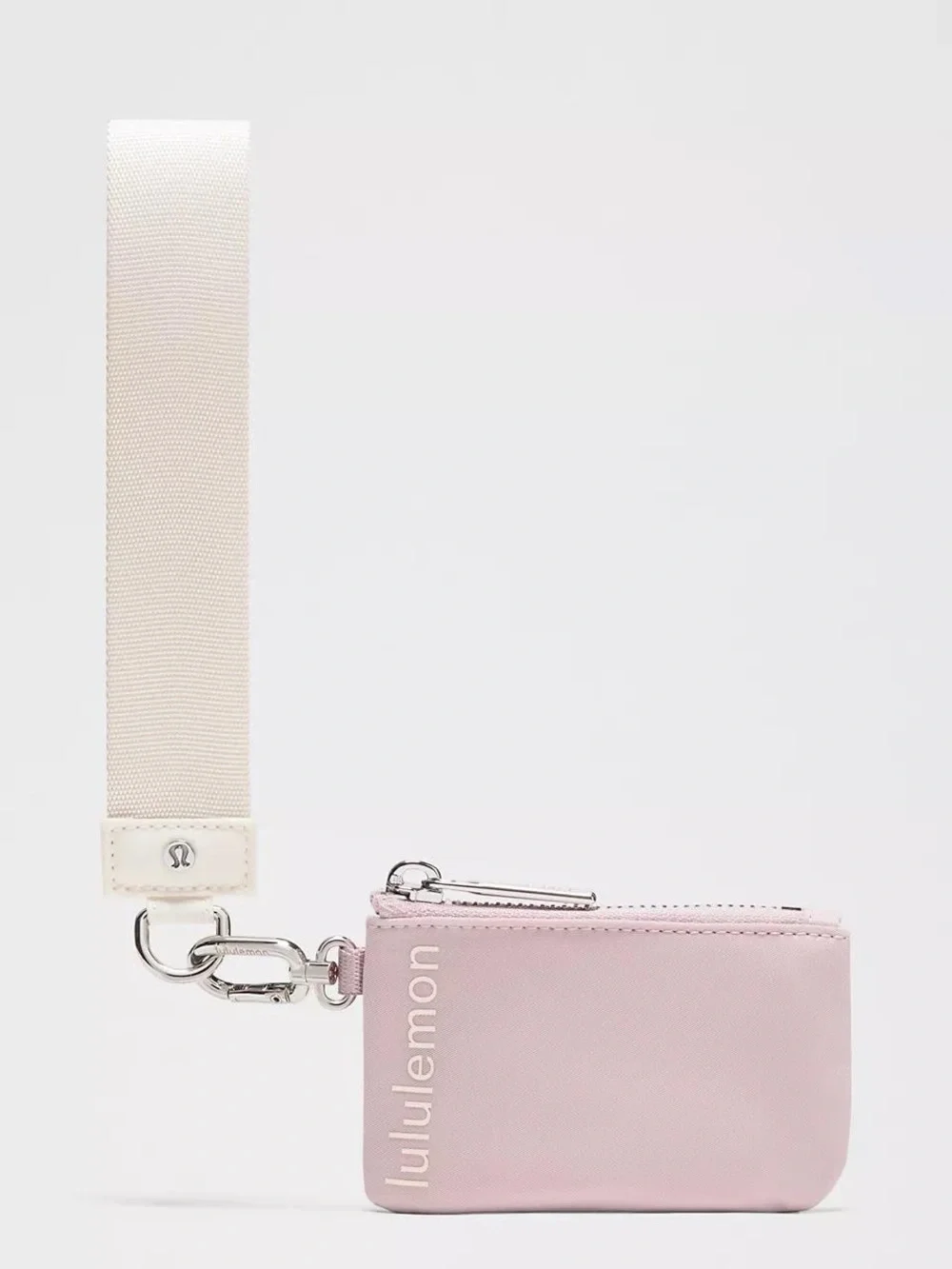 Lululemon Dual Pouch Wristlet- Pink Haze/Light Ivory